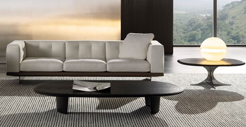 Coffee table Minotti Anish Wood в интерьере