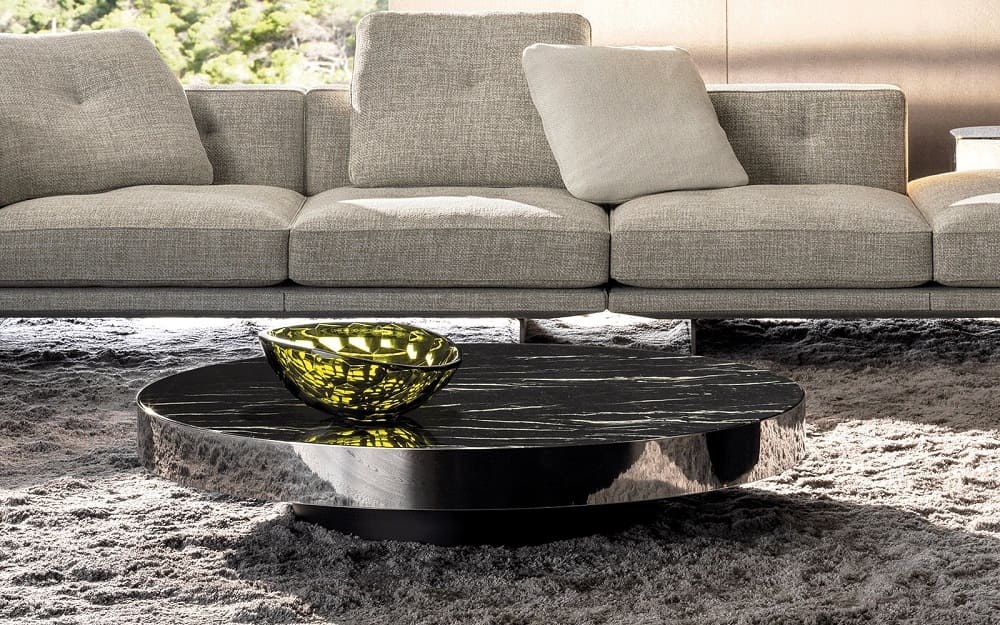Coffee table Minotti Solid Steel в интерьере