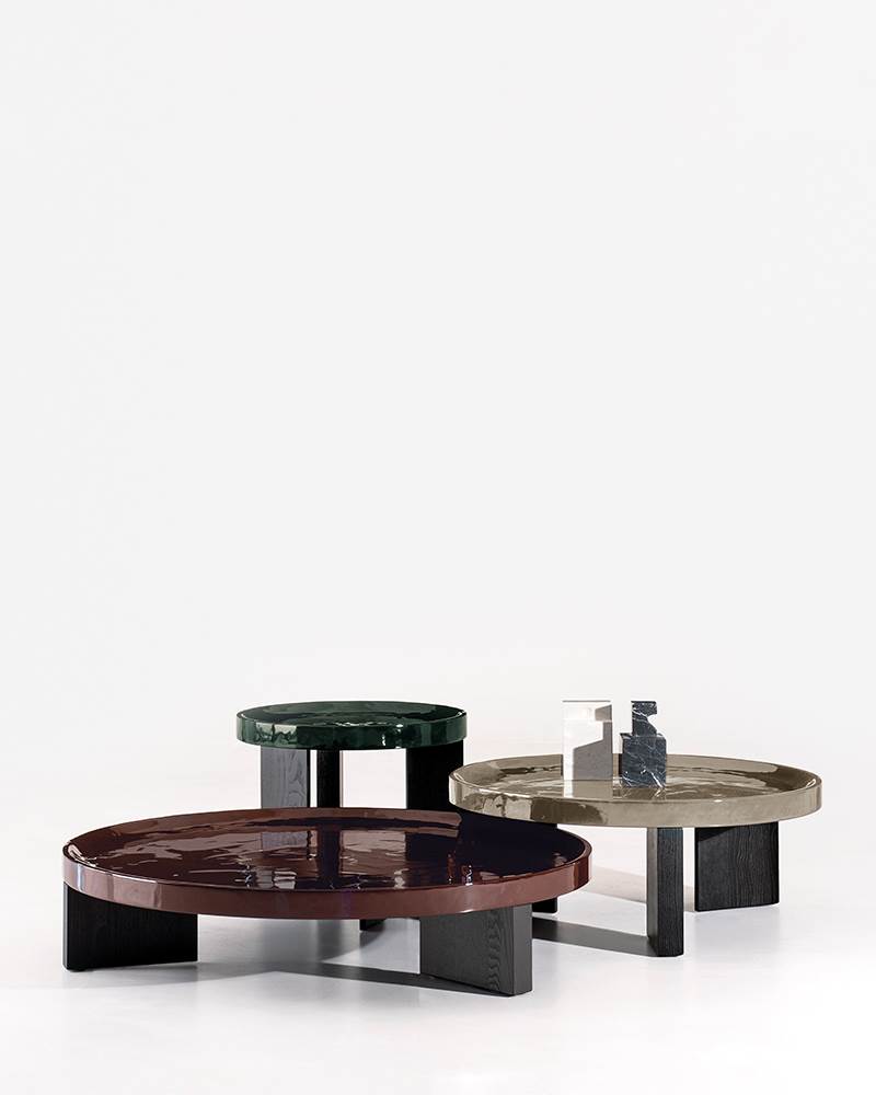 Coffee table Minotti Louver в интерьере