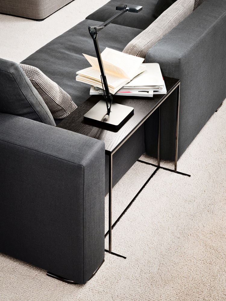 Corner table Minotti Leger в интерьере