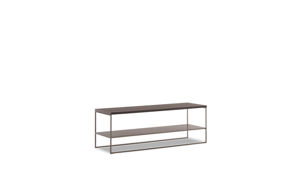 Corner table Minotti Calder Bronze