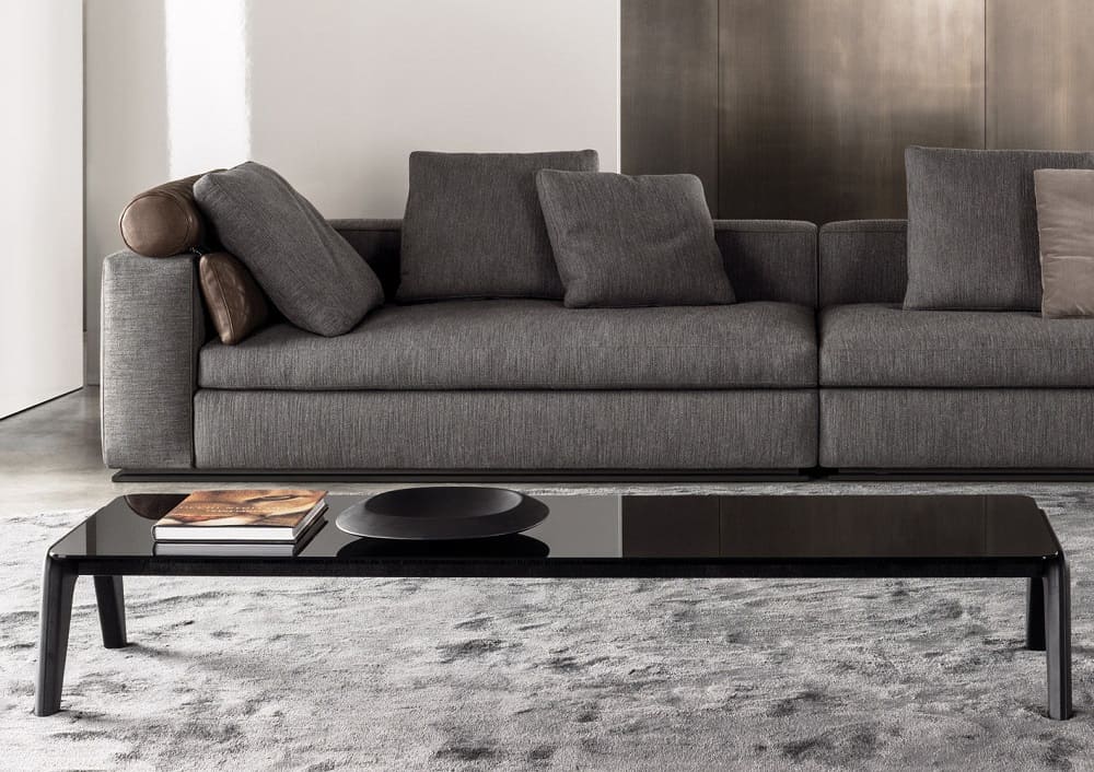 Corner table Minotti Kirk Wood в интерьере