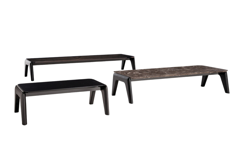 Corner table Minotti Kirk Wood