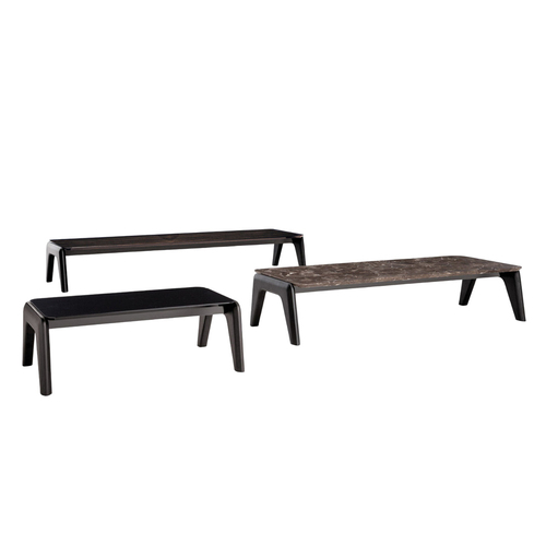 Corner table Minotti Kirk Wood