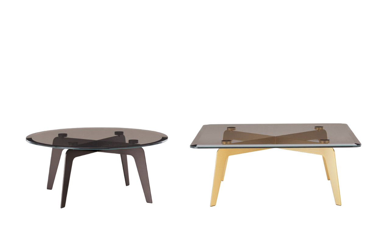 Corner table Minotti Kirk Cross в интерьере