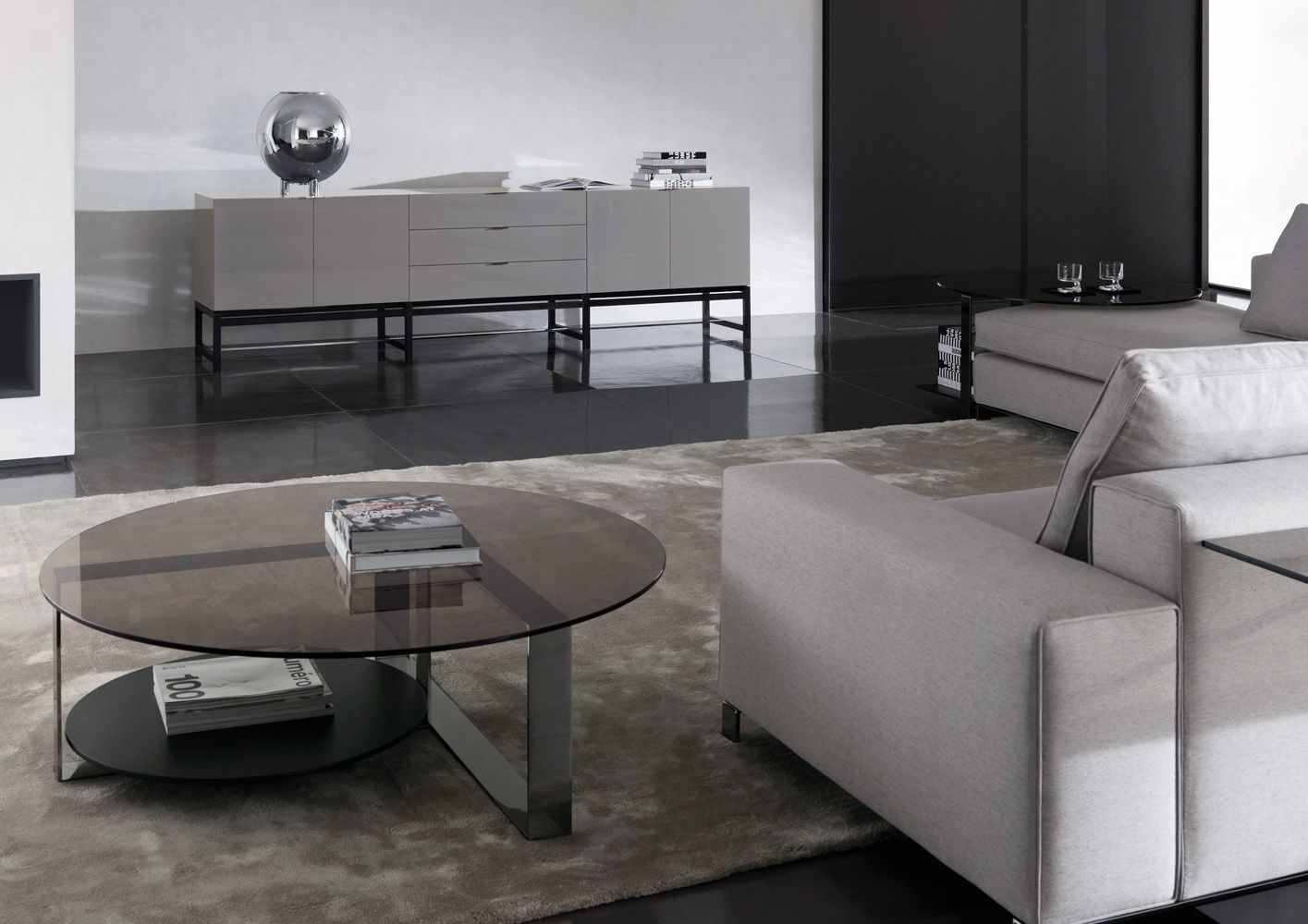 Sideboard Minotti Harvey в интерьере