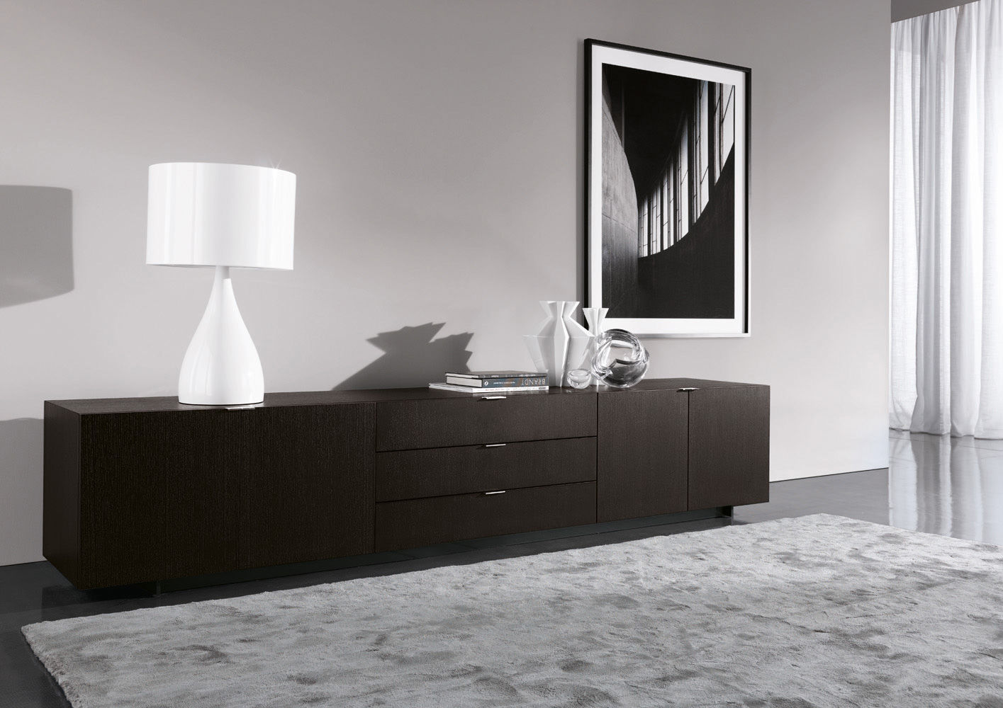 Sideboard Minotti Harvey Line в интерьере
