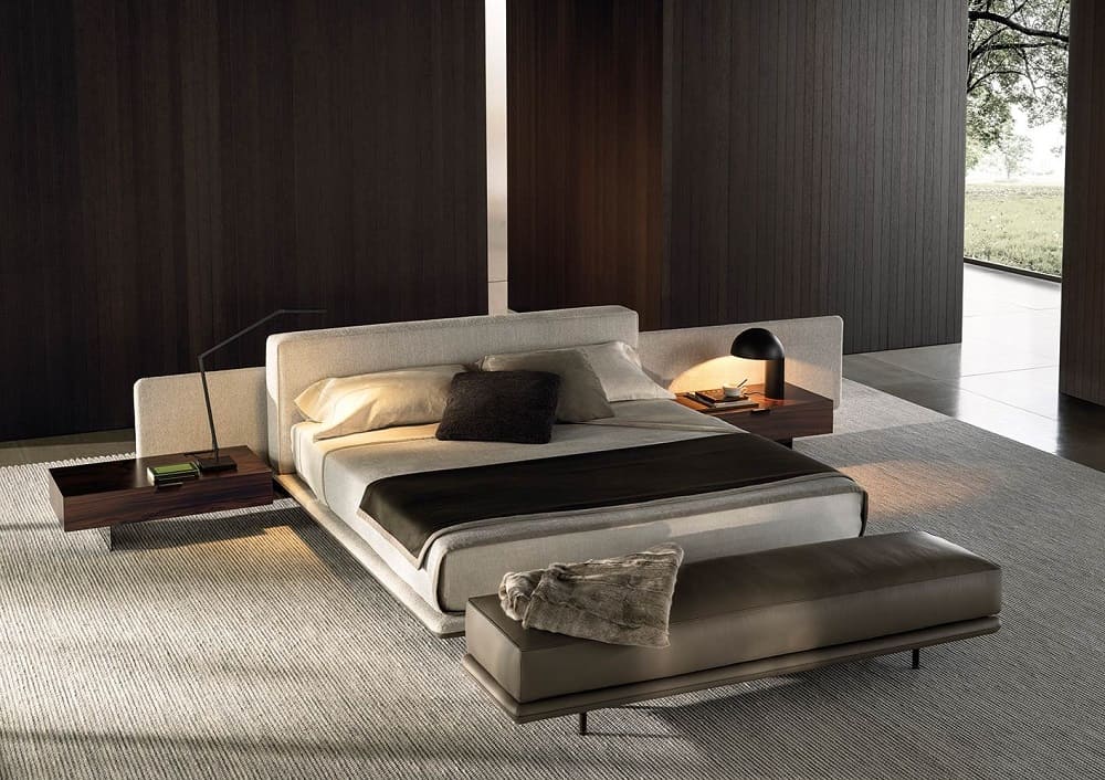 Bed Minotti Horizonte в интерьере