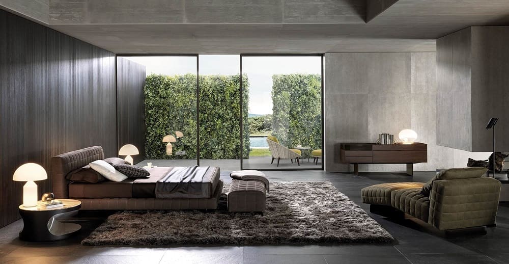 Bed Minotti Twiggy в интерьере