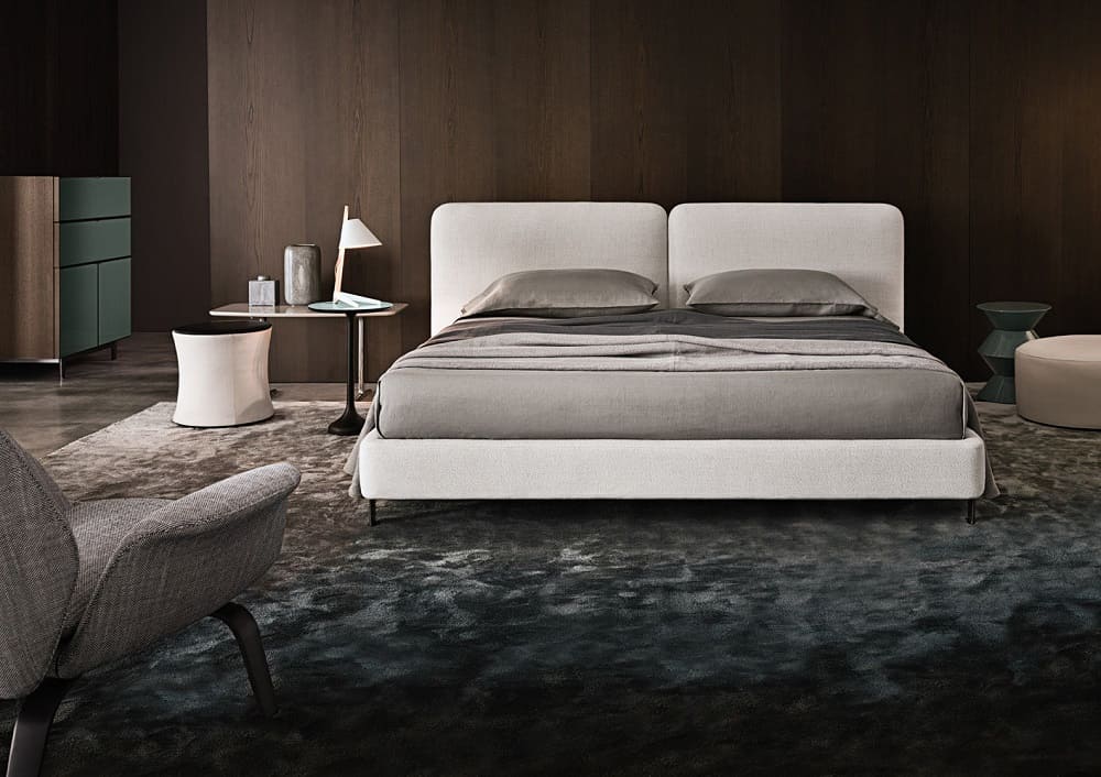 Bed Minotti Tatlin-Cover в интерьере