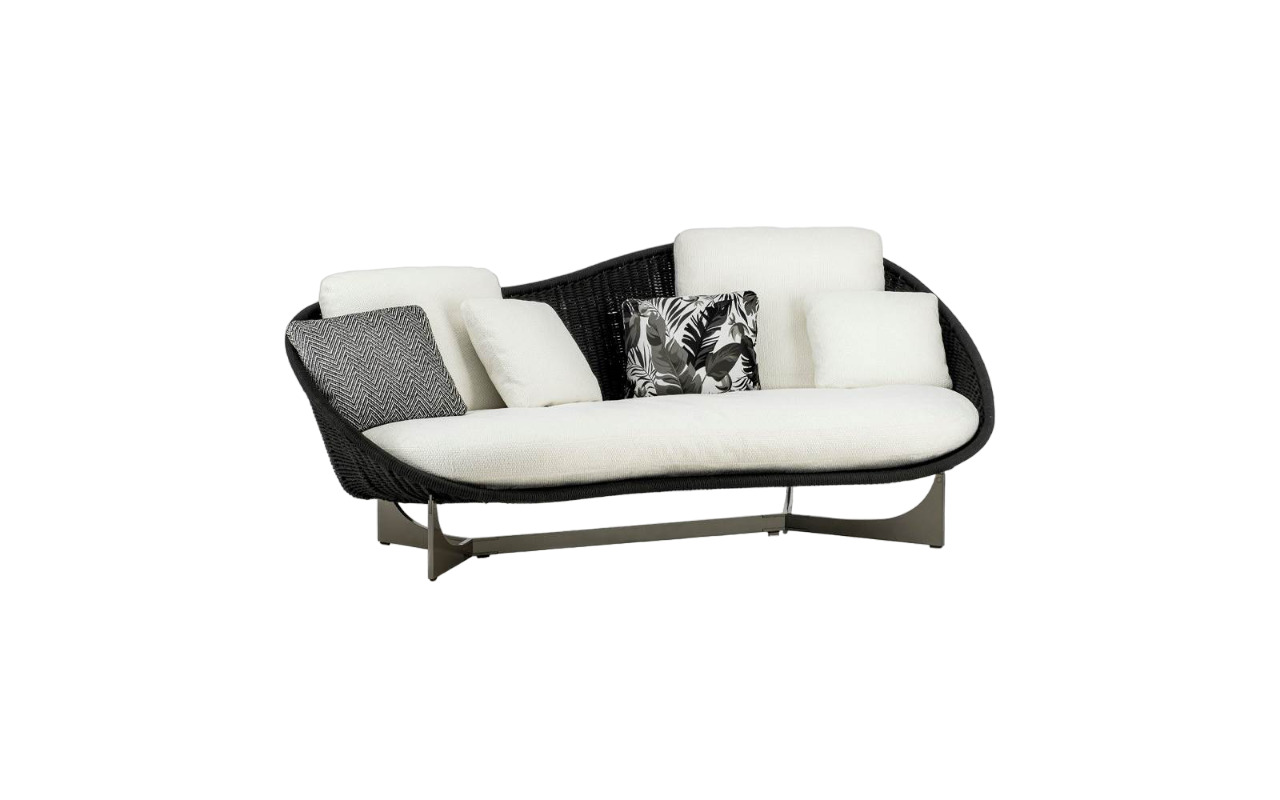 Outdoor sofa Minotti Lido Cord в интерьере