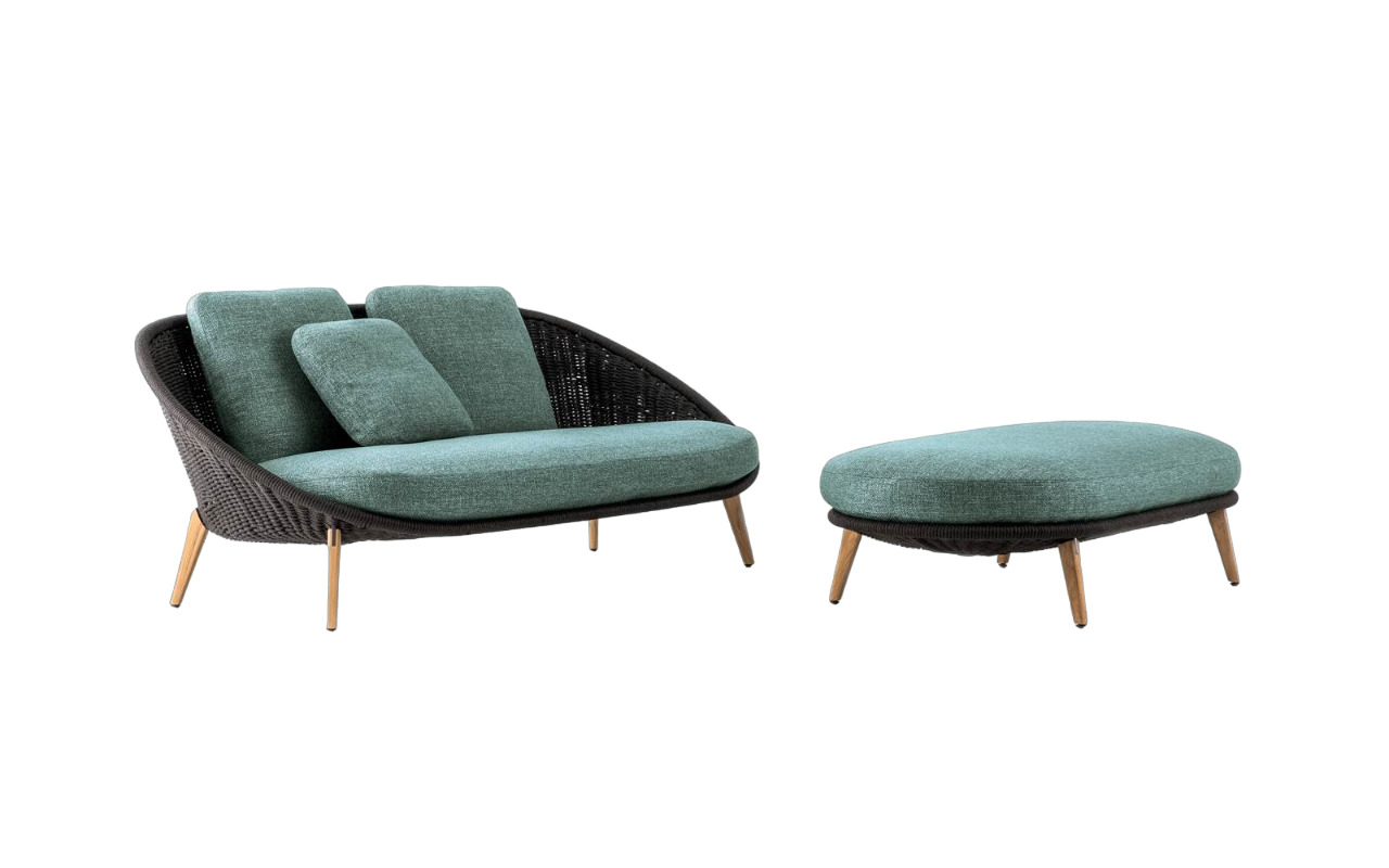 Outdoor sofa Minotti Lido Cord в интерьере