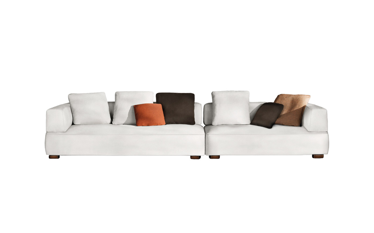 Outdoor sofa Minotti Florida в интерьере