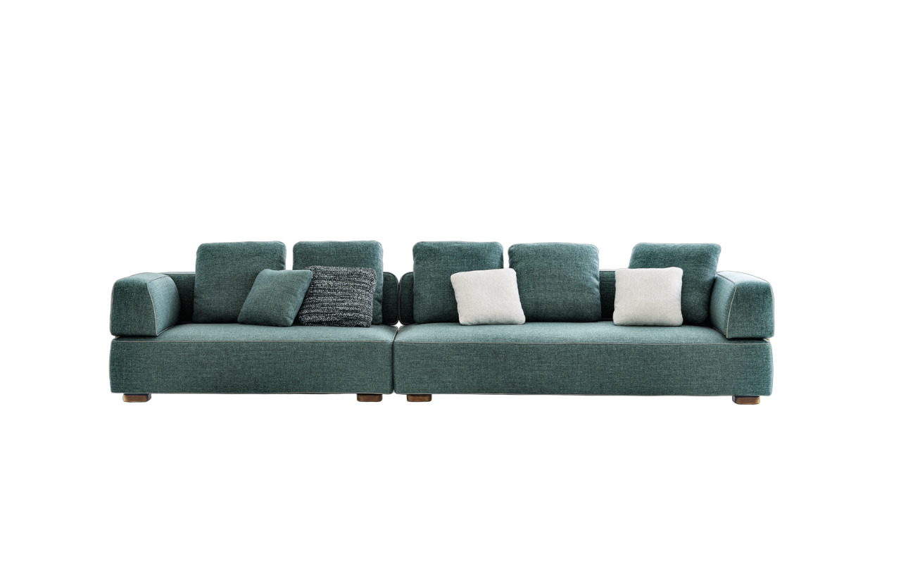 Outdoor sofa Minotti Florida в интерьере