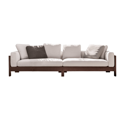 Outdoor sofa Minotti Alison Dark Brown