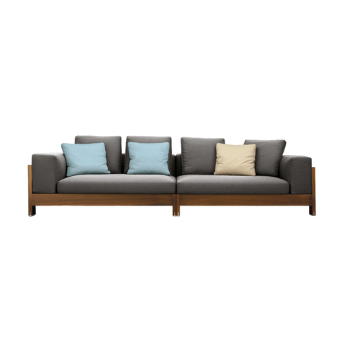 Outdoor sofa Minotti Alison Iroko