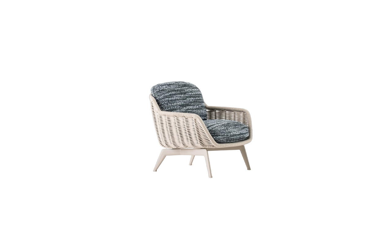 Outdoor armchair Minotti Belt Cord в интерьере
