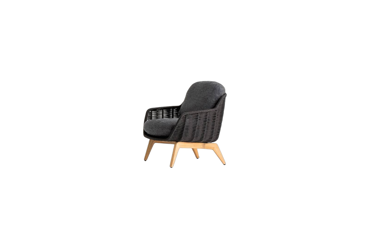 Outdoor armchair Minotti Belt Cord в интерьере