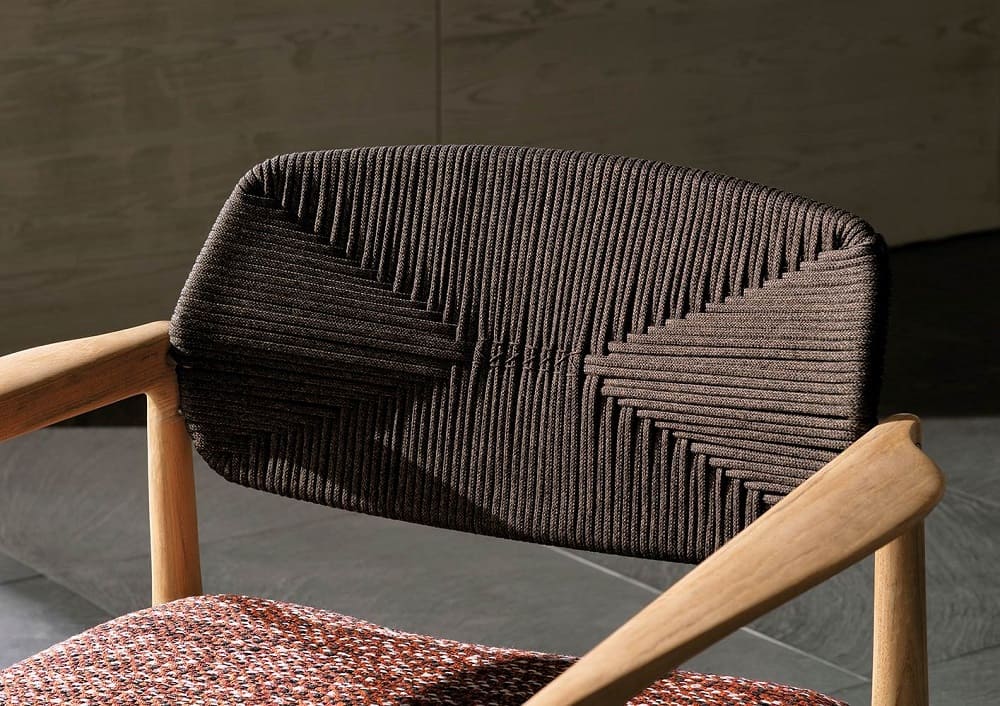 Outdoor armchair Minotti Yoko Cord в интерьере
