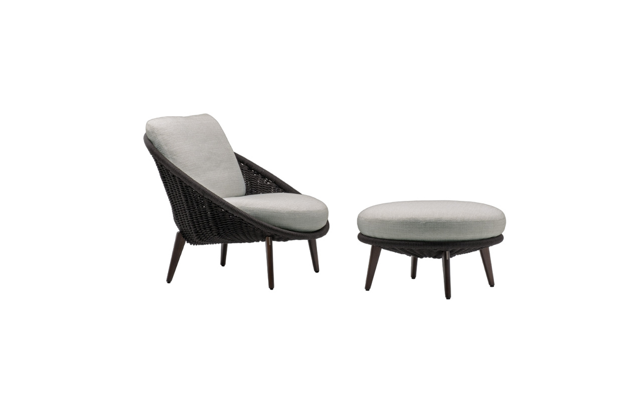 Outdoor armchair Minotti Lido Cord в интерьере