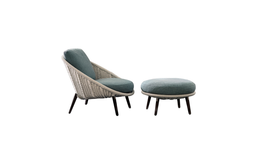 Outdoor armchair Minotti Lido Cord