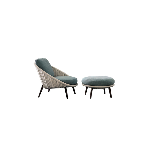 Outdoor armchair Minotti Lido Cord