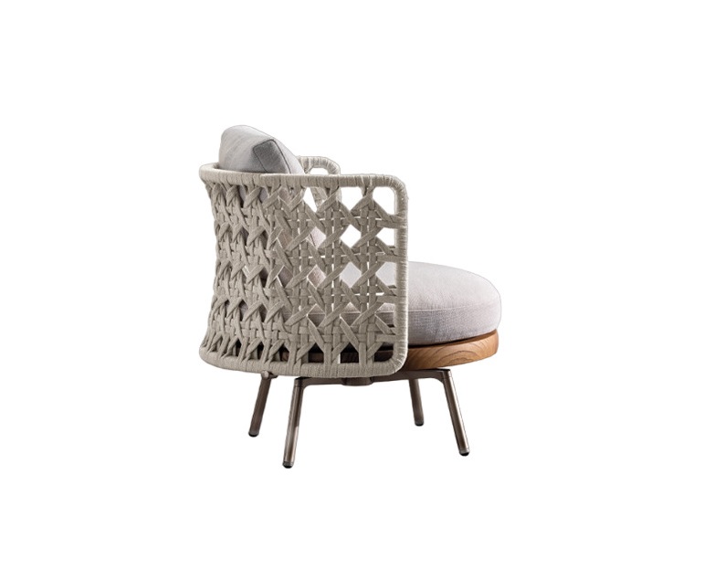 Outdoor armchair Minotti Torii Nest в интерьере