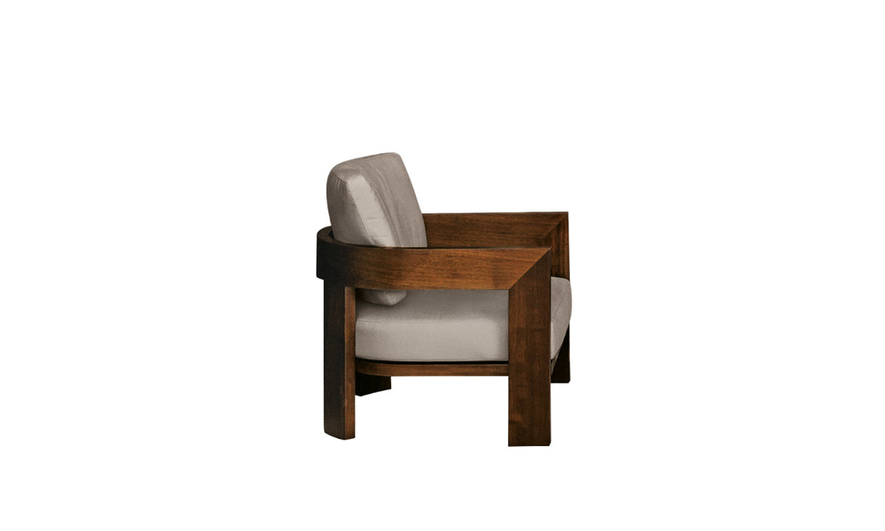 Outdoor armchair Minotti Warhol Iroko