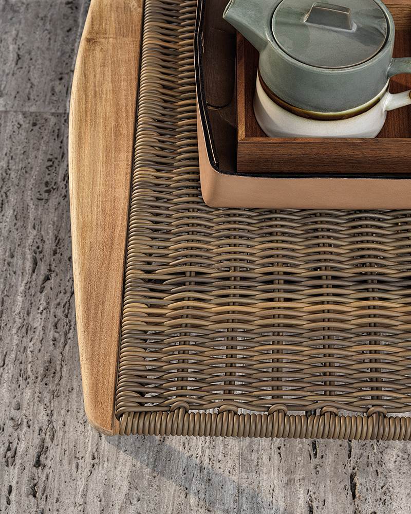 Outdoor банкетка Minotti Fynn в интерьере