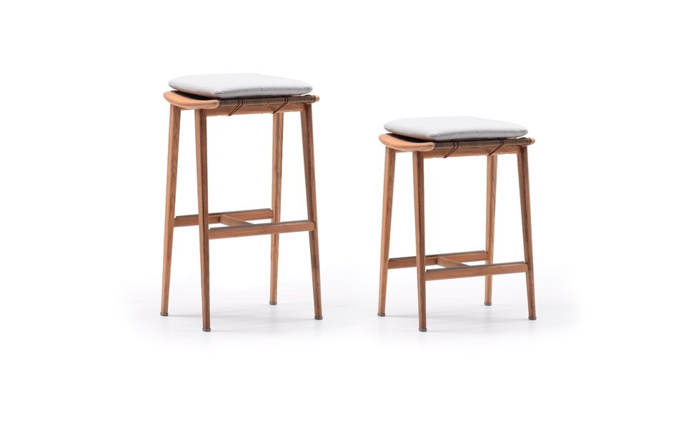 Уличный табурет Minotti Fynn в интерьере
