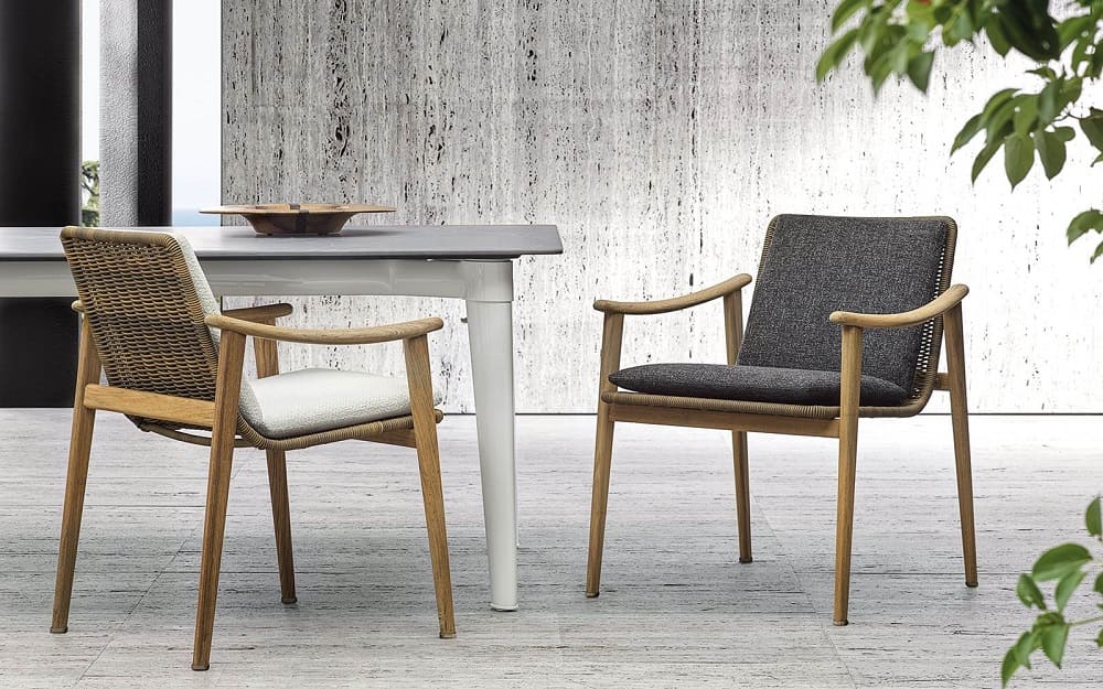 Outdoor chair Minotti Fynn в интерьере