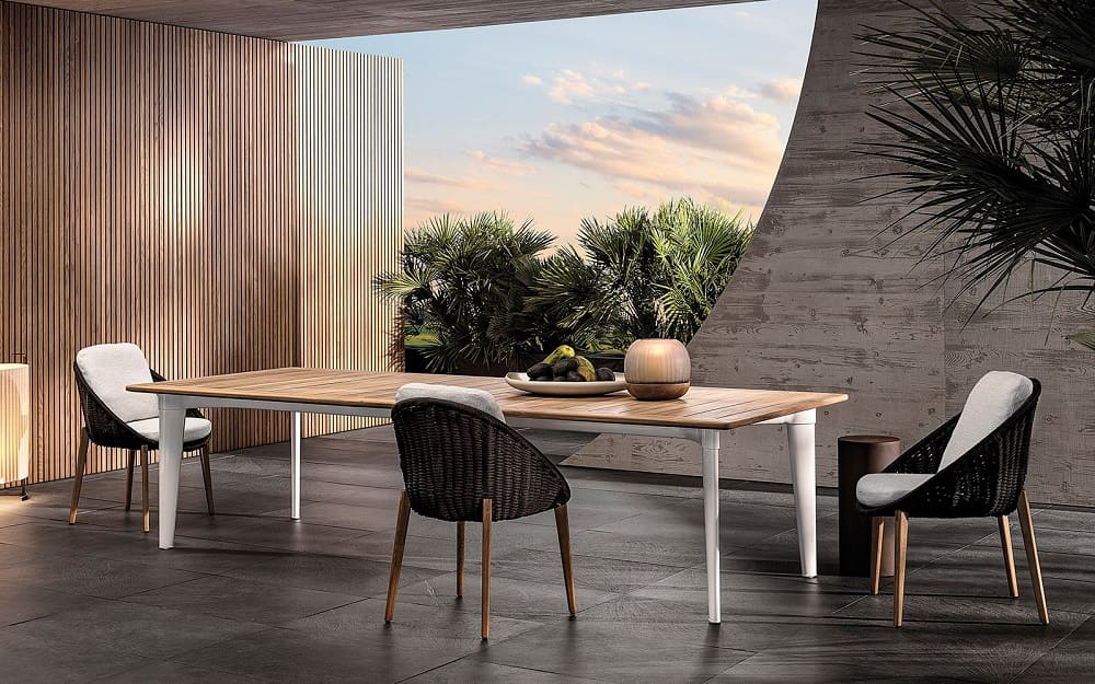 Outdoor table Minotti Terrace в интерьере