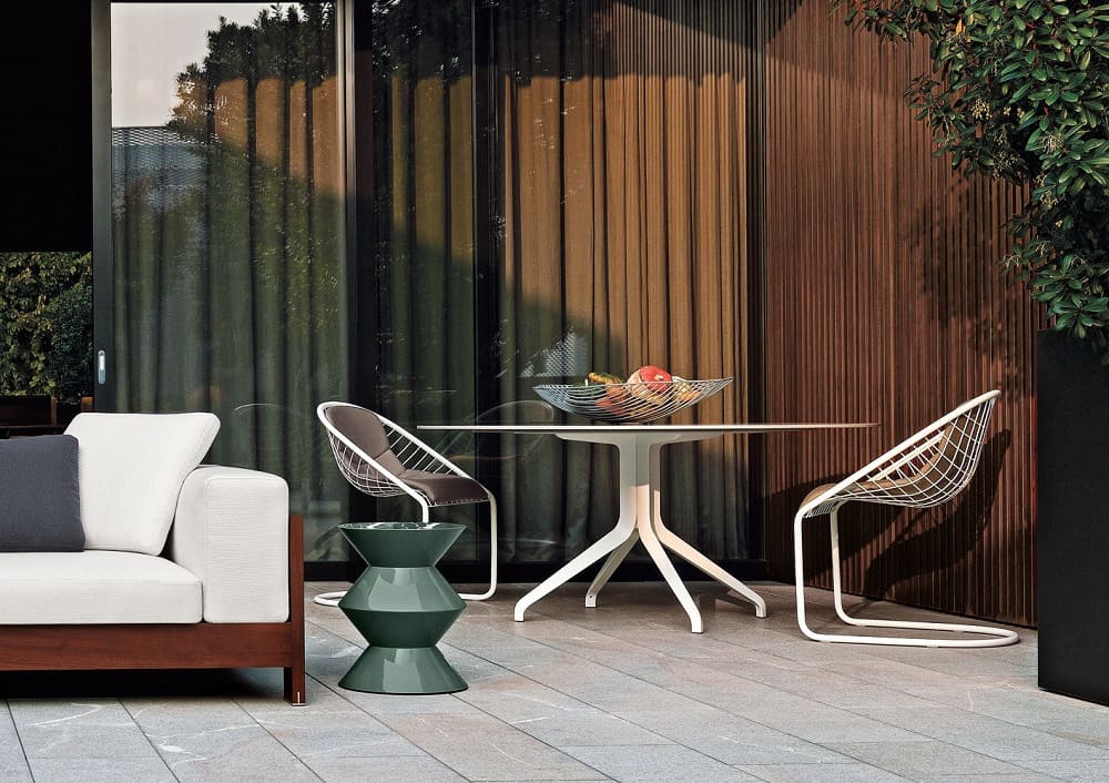 Outdoor table Minotti Claydon в интерьере