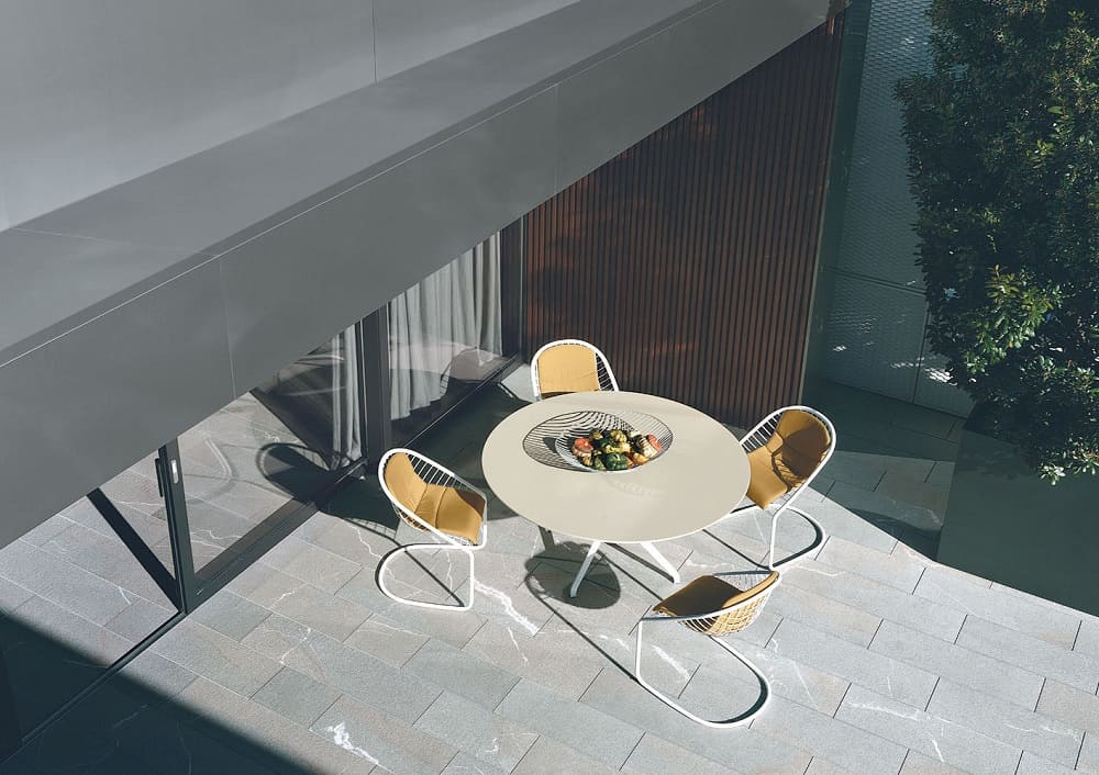 Outdoor table Minotti Claydon в интерьере