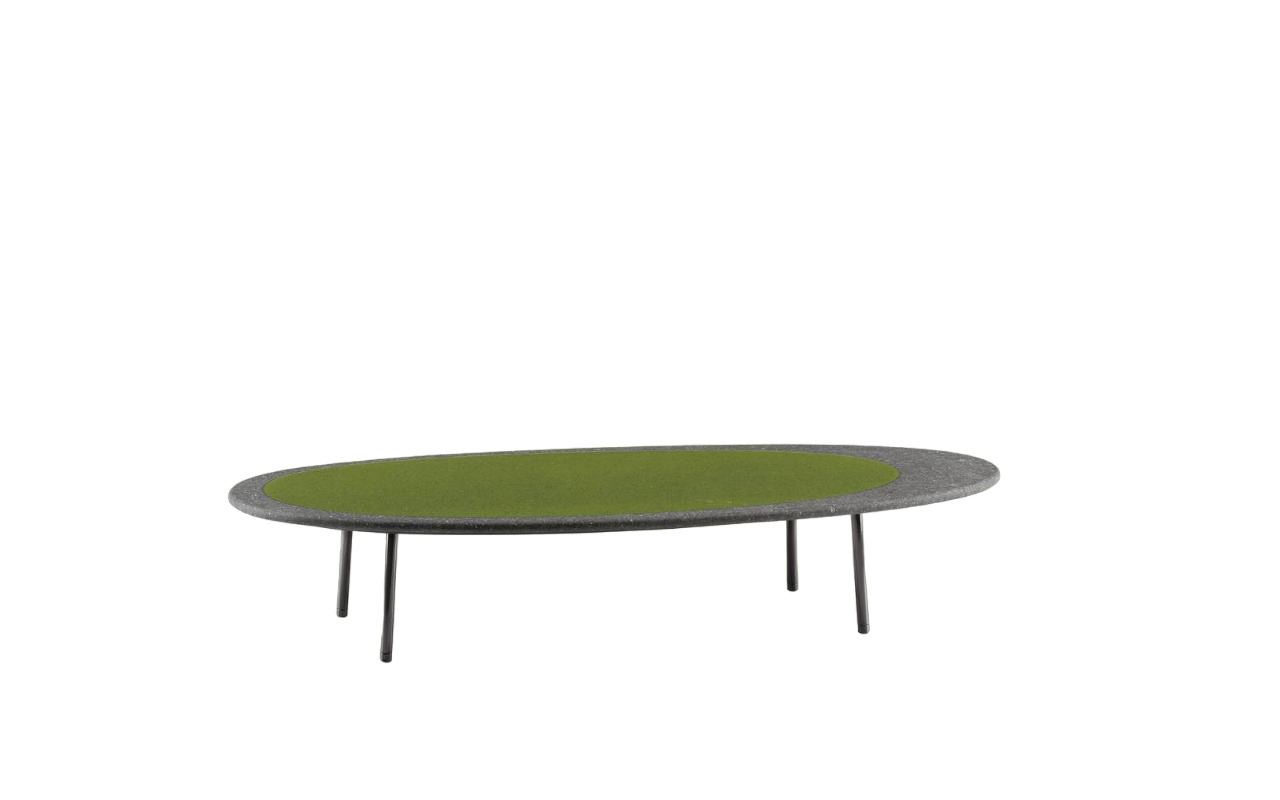 Outdoor coffee table Minotti Isole в интерьере
