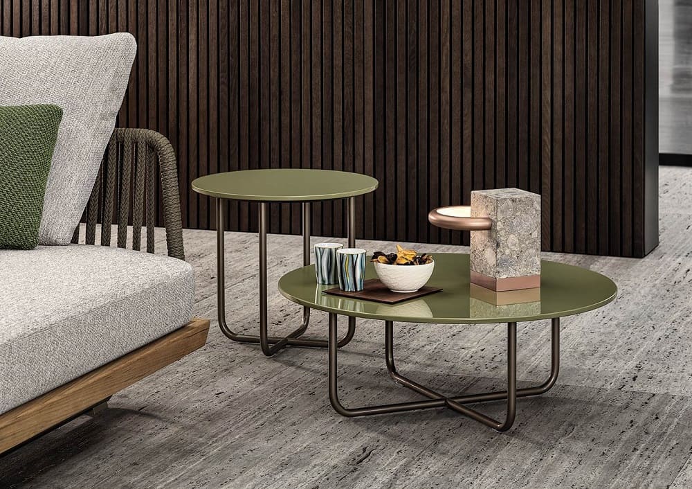 Outdoor coffee table Minotti Sunray Meg в интерьере