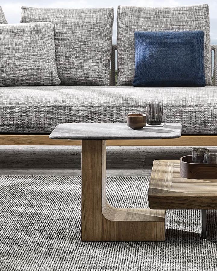 Outdoor coffee table Minotti Block в интерьере