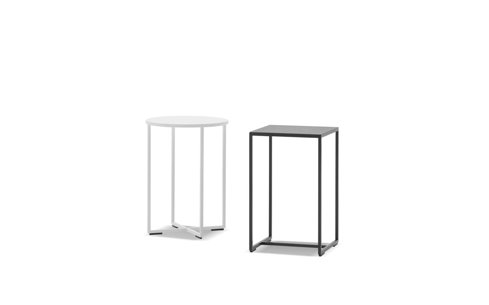 Уличный angular столик Minotti Duchamp в интерьере