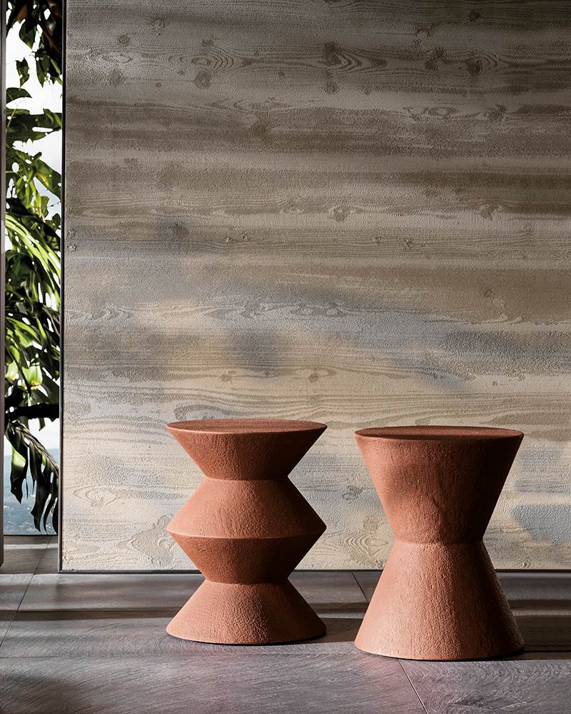 Уличный angular столик Minotti Cesar в интерьере
