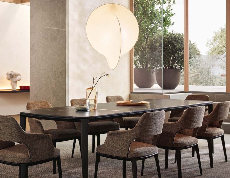 Dining table Poliform Henry в интерьере