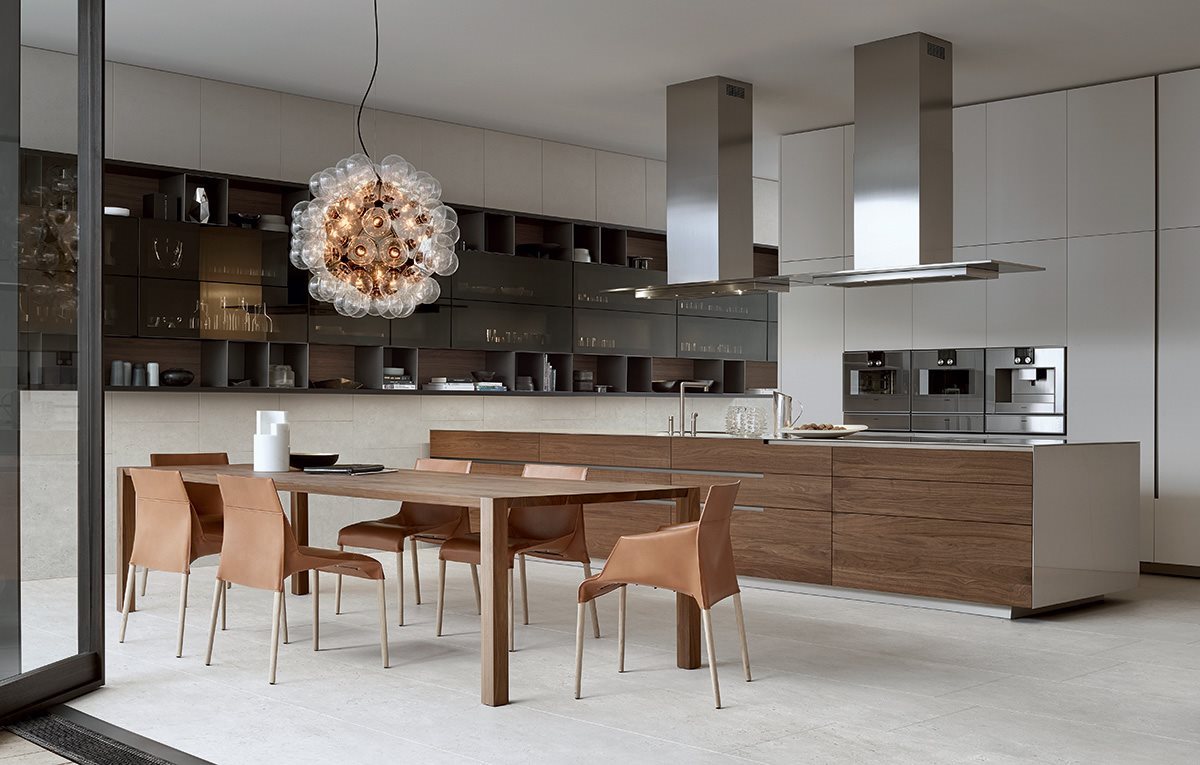 Dining table Poliform Blade в интерьере