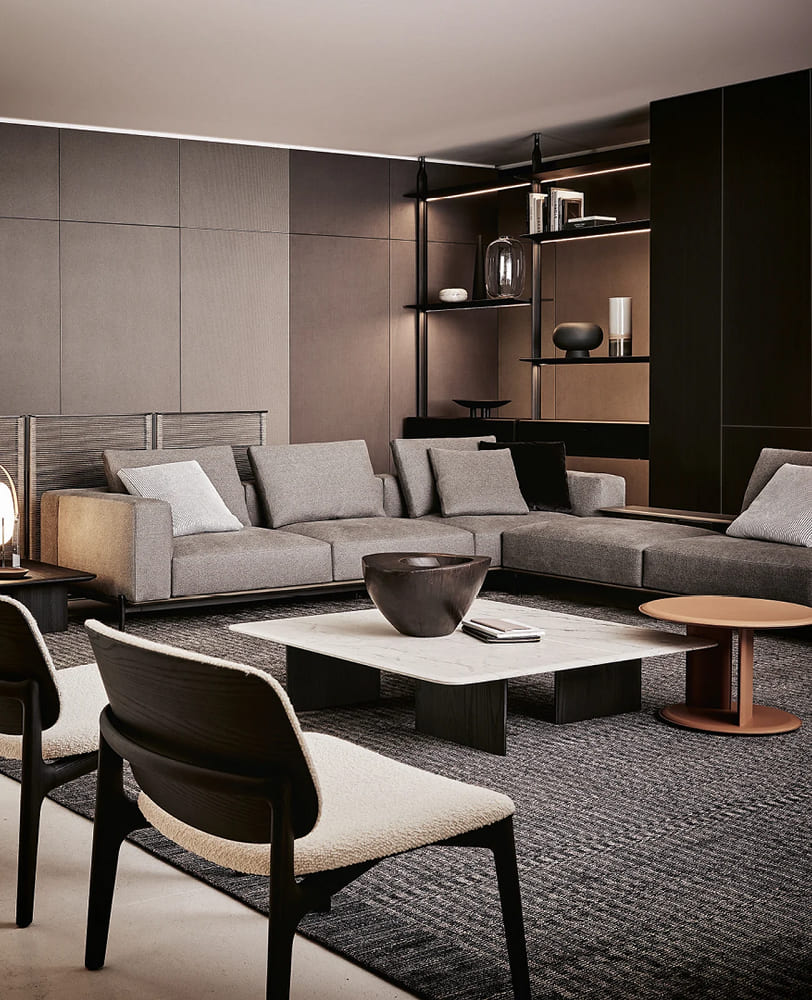 Coffee table Poliform Mush в интерьере