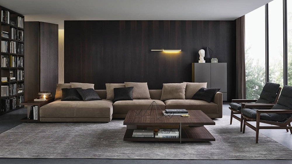 Sofa Poliform Bristol в интерьере