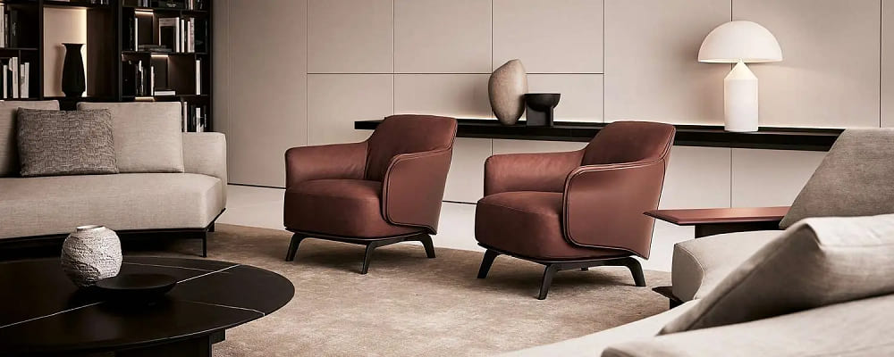 Armchair Poliform Kaori в интерьере