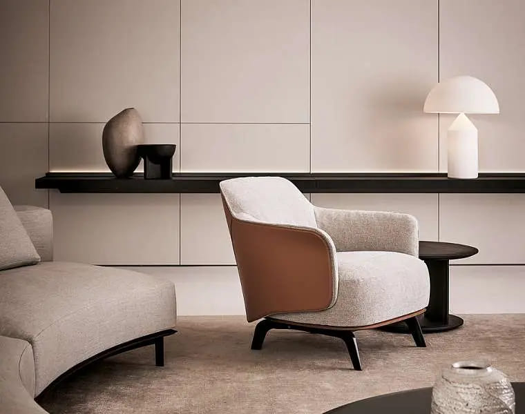 Armchair Poliform Kaori в интерьере