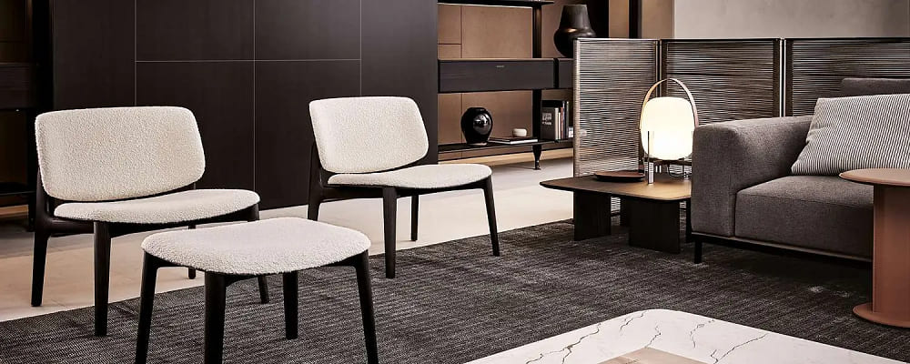 Armchair Poliform Curve в интерьере