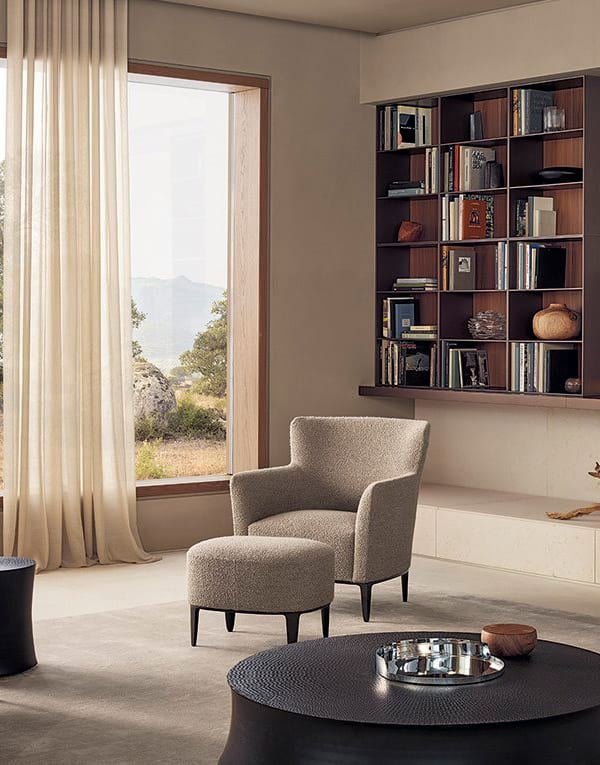 Armchair Poliform Gentleman Relax в интерьере