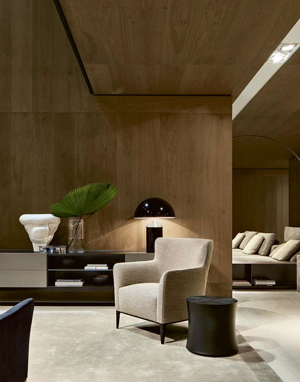 Armchair Poliform Gentleman Relax в интерьере