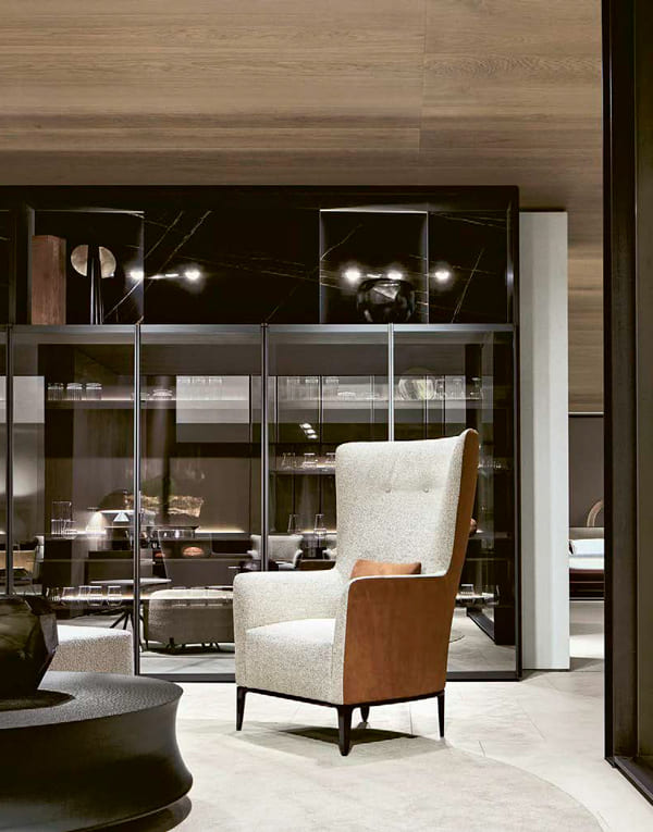 Armchair Poliform Gentleman Reserved в интерьере