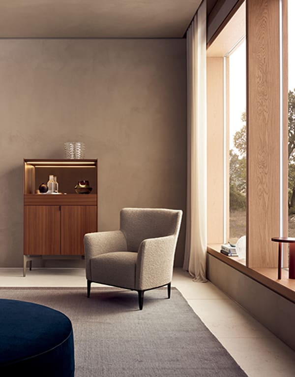 Armchair Poliform Gentleman Single в интерьере
